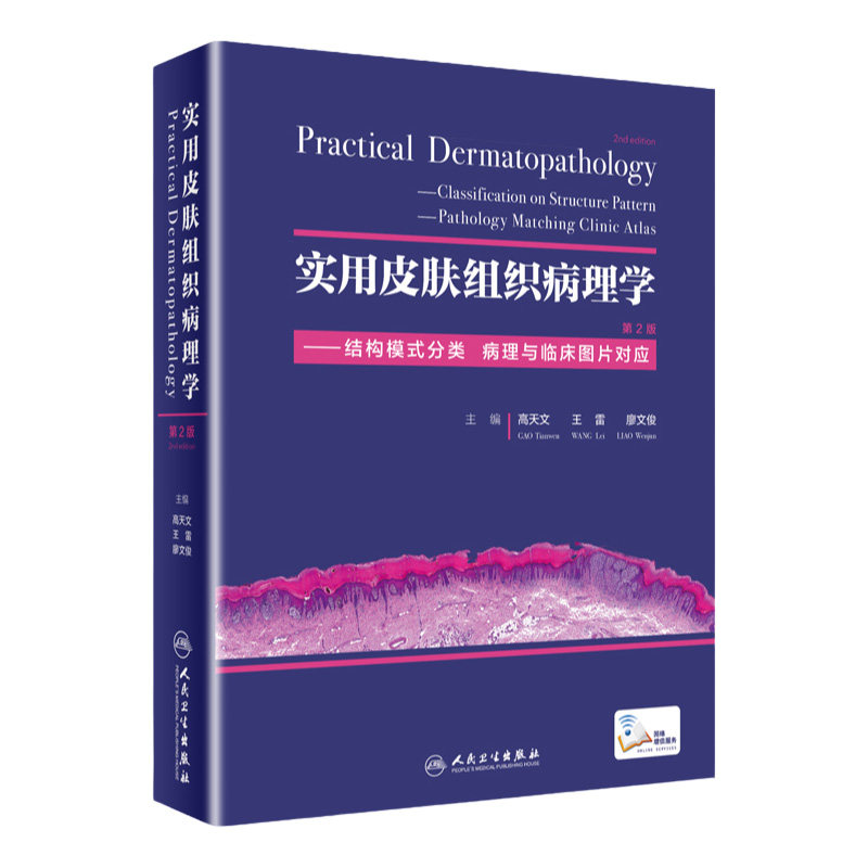正版 实用皮肤组织病理学结构模式分类病理与临床图片对应高天文雷廖文俊编版皮肤病理皮肤病肿瘤科病理科医生参考 人卫版