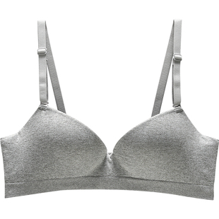 六只兔子小聚蛋无痕内衣女小胸聚拢显大小圆杯文胸防外扩胸罩女生