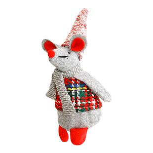 JOJO'S L. PD.杂货先生.圣诞老鼠玩偶圣诞小公仔小老鼠 | 项节