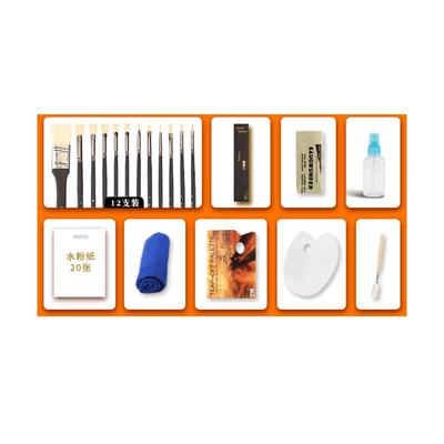 黑骑士水粉笔水粉颜料吸水刮刀