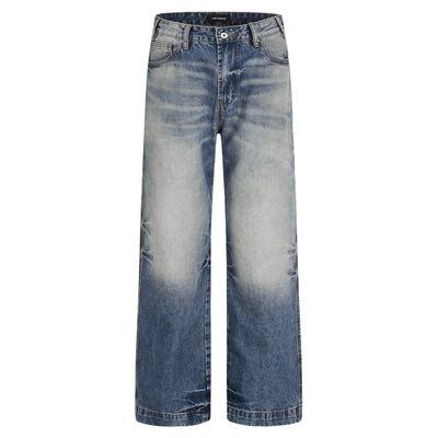 INKNOTS水洗做旧cleanfit牛仔裤