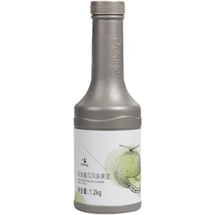 盾皇玫珑蜜瓜汁浓缩果浆1.2kg 饮料专用哈密瓜果茸酱奶茶店商用原