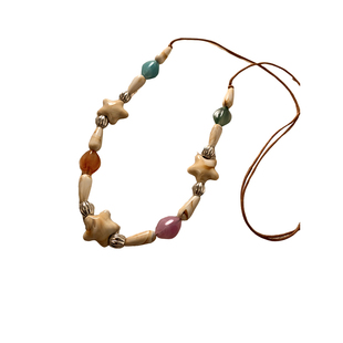 波西米亚异域民族风蝴蝶项链女新中式复古长款吊坠挂脖配饰配裙子