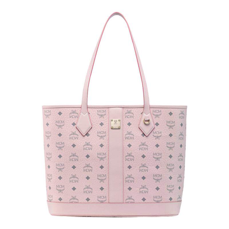【12期免息】MCM LIZ中号轻雾粉子母包托特通勤女包