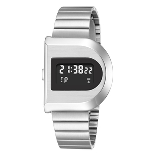 千禧年运动手表复古Y2K异形多功能防水钢带男女情侣电子表