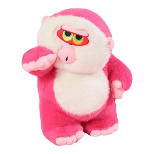 丑萌HOHO小猴子玩偶公仔粉猴子抱睡毛绒玩具儿童娃娃生日礼物女生