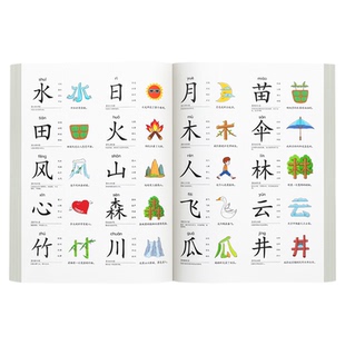 幼儿象形识字书3000字幼儿园认字卡片儿童看图宝宝启蒙早教神器