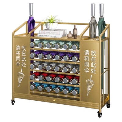 热卖1万+可定制logo雨伞收纳架