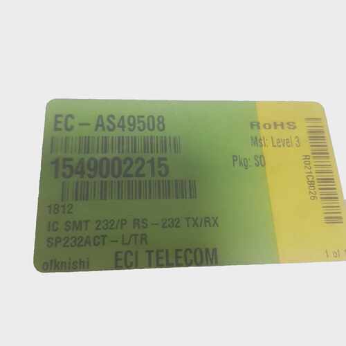 SP232ACT-L/TR RS-232 Interface IC 5V SNGL SUPPLY RS-232 BY M