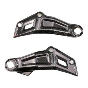 适用yamaha雅马哈MT07摩托车改装碳纤维车架侧板车架保护壳13-16