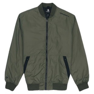 匡威字母印花飞行员棒球服梭织防风拉链休闲夹克外套10018368-A03