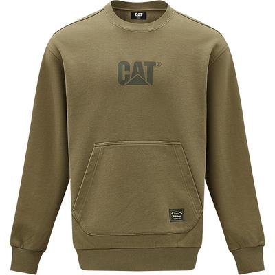 CAT卡特25秋冬新款男士落肩轻户外工装舒适套头无帽印花卫衣