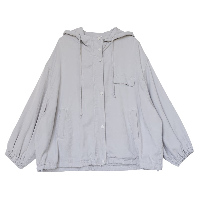 安妮森林莱赛尔连帽休闲外套