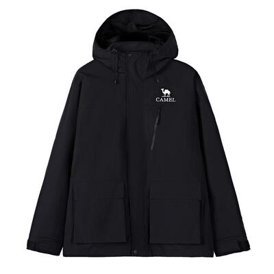 【麒麟】Camel骆驼三合一冲锋衣春夏户外登山防风防水外套夹克