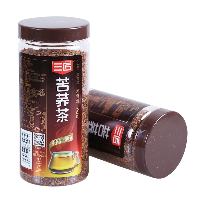 三匠苦荞茶290g*2罐装全胚芽