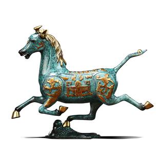 马踏飞燕招财马办公室摆件铜工艺品客厅酒柜装饰品送领导高端礼品