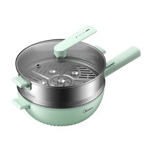 美的电热炒锅电炒菜炒锅一体式不粘锅多功能电煮锅火锅家用大容量