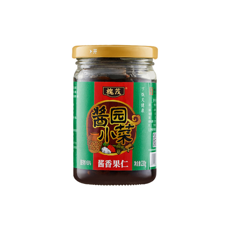 槐茂老字号230g瓶装酱菜