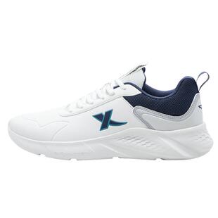 特步男鞋官方正品男士跑步鞋春季新款皮面防水休闲鞋子软底运动鞋