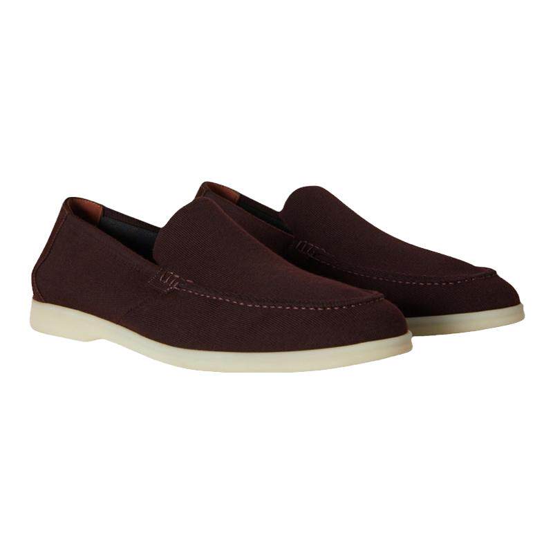 Loro Piana/诺悠翩雅男鞋羊毛针织鞋面舒适休闲乐福鞋