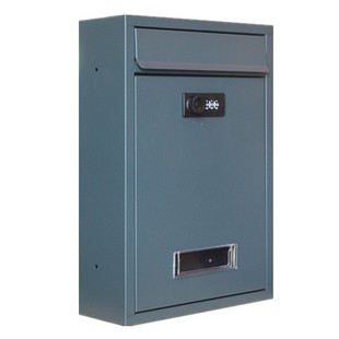 密码信箱室外防雨壁挂家用报纸收纳意见箱铁艺别墅报箱定制