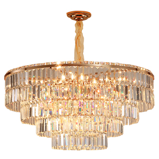 法式轻奢客厅水晶吊灯高端后现代简约卧室餐厅灯广东中山厂家直销