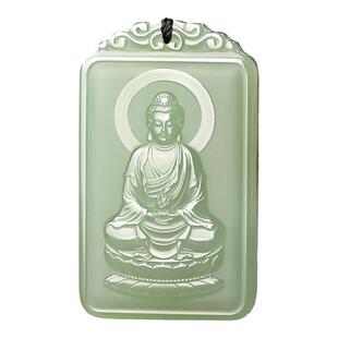 和田玉生肖本命佛吊坠男大日如来玉坠女属羊猴本命年玉石玉佩玉牌