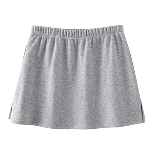 纯棉屁帘女下摆冬季卫衣打底半身裙遮臀神器加厚大码内搭叠穿春秋