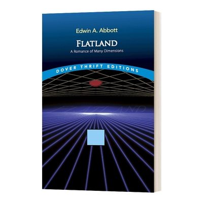 英文原版 Flatland 平面国 科幻小说 一个多维的传奇故事 英文版 进口英语原版书籍