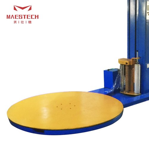 现货 智能预拉缠绕机 全自动绕膜托盘缠绕机 工业纸箱绕膜打包机