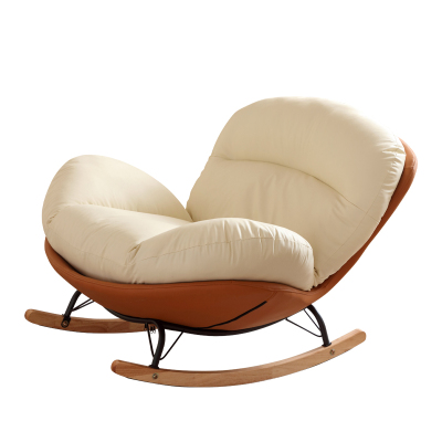 超舒服单人位懒人沙发椅客厅阳台休闲椅子卧室蓬松摇摇椅窝窝摇椅