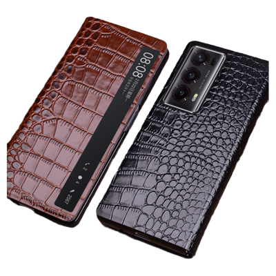 荣耀magicv2保护套真皮商务翻盖