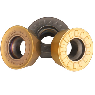 数控铣刀片硬质合金RPMT圆刀片不锈钢铸铁加工中心铣床圆刀粒RDMW