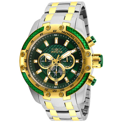 美国Invicta三眼计时大表盘手表
