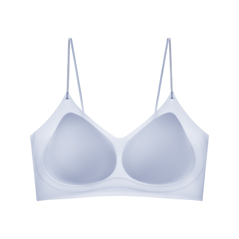 草本初色内衣女聚拢小胸超薄无痕运动美背细肩带隐形粉底液文胸罩