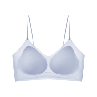 草本初色内衣女聚拢小胸超薄无痕运动美背细肩带隐形粉底液文胸罩