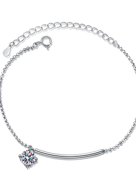 超闪钻石18K金手链脚链