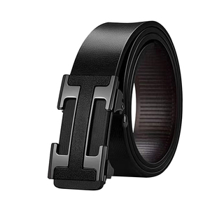 正品男士皮带真皮高端奢侈品牌内扣内穿式自动扣纯牛皮裤腰带男潮