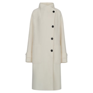 DTLANDO/商场同款25冬新品女装100%绵羊毛大衣中长款双面呢外套