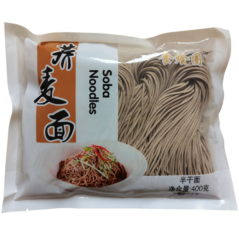 荞麦面条一箱低脂400克*6粗粮
