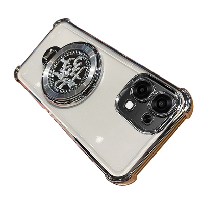 适用OPPOA6带旋转发财支架手机壳