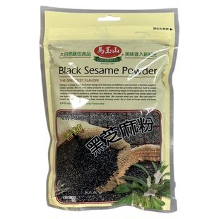 台湾马玉山纯黑芝麻粉袋装高纤高钙高铁冲泡营养早餐300g
