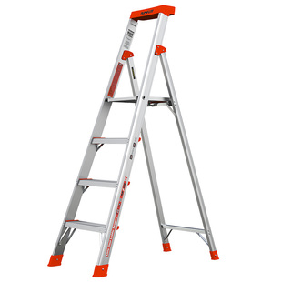 雷都捷特小巨人 梯子家用折叠人字梯加厚铝合金扶梯三步四步合梯