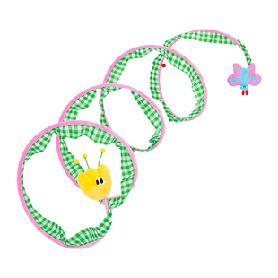 元気喵丨zeze花花春日猫隧道逗猫玩具猫薄荷猫咪玩具自嗨猫咪用品