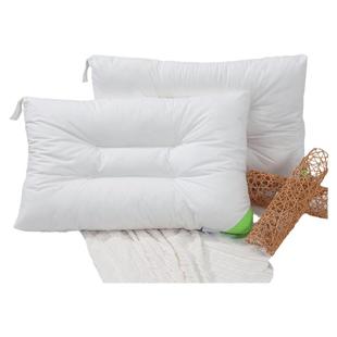 富安娜儿童学生枕可水洗羽丝绒枕头纯棉枕芯家用单人睡眠专用枕头