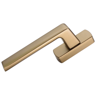 108 断桥铝合金系统平开门窗方轴拨叉把手执手断桥塑钢窗户歪把手