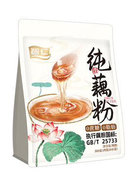 智仁纯藕粉500g未添加白砂糖