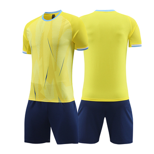 儿童足球服夏季踢球比赛团购定制球衣男童运动训练服足球队服套装