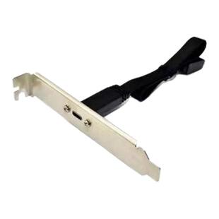 电脑机箱挡板TYPE-C+USB铁片TYPE-C挡片HDMI铁片大小机箱全高半高