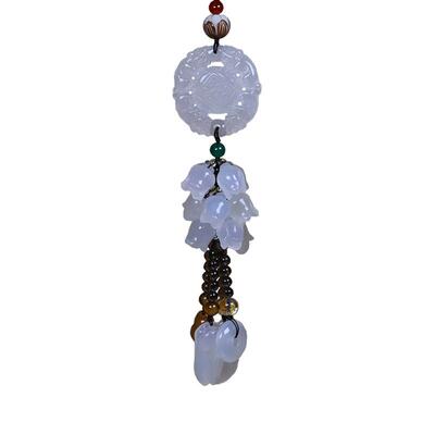 玛瑙玉髓貔貅高档车挂件